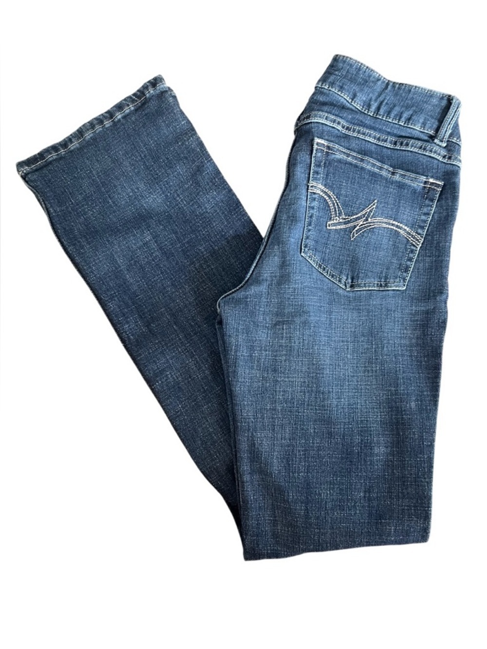 Women’s Boot Cut 👖 jeans in Dark Blue Denim